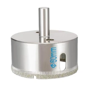 60mm Dmr. Diamant-Lochsäge Glasbohrer Fliesenbohrer Hohlbohrer Bohrkrone - Bild 1 von 6