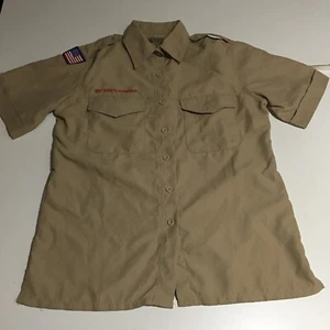 Boy Scouts of America Uniform Shirt Women’s Ladies Blouse Size XS Short Sleeve - Picture 1 of 7