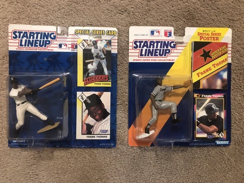 2 FRANK THOMAS KENNER STARTING LINEUP +CARDS+ SPECIAL SERIES POSTER NEW Cover