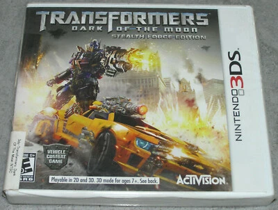 Transformers: Dark of the Moon - Stealth Force Edition Nintendo 3DS New&sealed   - Image 1 of 2
