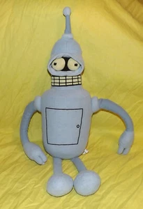 💥RARA 2014 Futurama Serie 1 Bender Robot 19" Peluche Figura Bambola Fabbrica Giocattolo - Foto 1 di 2