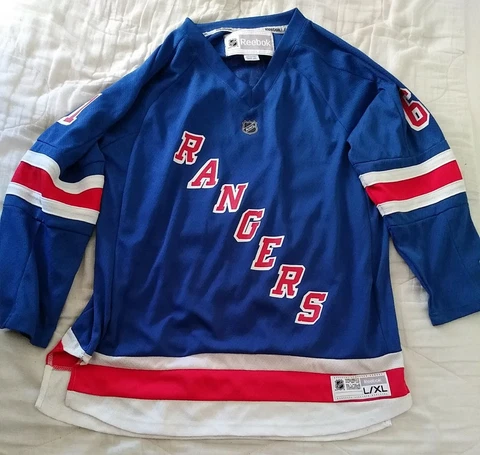 Rick Nash Reebok New York Rangers Reebok Hockey Jersey Youth L/XL Cover