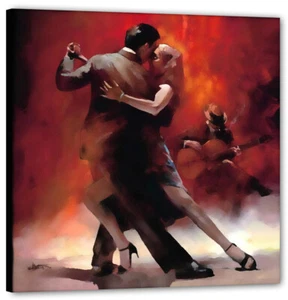 Tango Argentino Tanz art Modern Bild 60x60 Dance Ballerin Top TZ2 - Picture 1 of 4