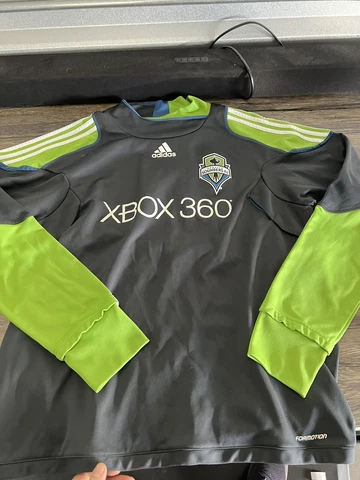 Seattle Sounders Long Sleeve Warm Up Pre Game Wear XL Xbox 360 soccer jersey Cover