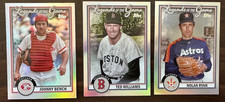 2023 Topps Series 2 Legends Of The Game Johnny Bench, Ted Williams, Nolan Ryan
