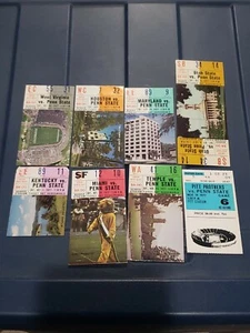 Lote de talones de boletos de fútbol americano Penn State Nittany Lions 1977 NCAA - Imagen 1 de 3