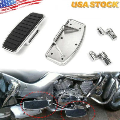 Front Floorboards Footrest Foot Pegs Pedal For Honda Shadow ACE VT750 1997-2003 - Image 1 of 4