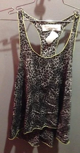 46 $ Neu mit Etikett Vintage Havanna Leopard Tank stark reduziert Größe Small - Bild 1 von 3