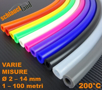 1m Tubo in Silicone Aspirapolvere Vuoto Sottovuoto Refrigerante flessibile acqua - Immagine 1 di 4