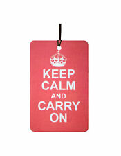Keep Calm And Carry On Car Air Freshener