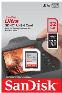 SD Card SanDisk Ultra 32GB SDHC UHS-I Card - Picture 1 of 1