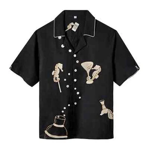 New TOMBOLO Tip Your Bartender Made by Hand Cocktail Sea Horse Unisez Shirt XL - Picture 1 of 10