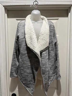 Зеленый чай серый вересковый улететь шерпа стиль флисовая подкладка куртка размер XL - Изображение 1 из 4