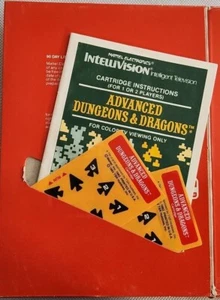 Advanced Dungeons & Dragons (Intellivision, 1982)CIB Video Game Manual DnD D&D - Picture 1 of 5
