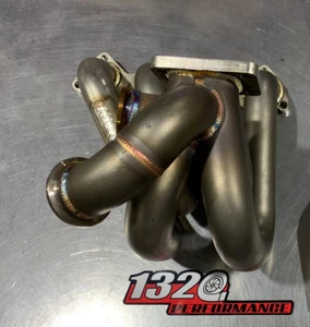 1320 Performance Serie B montaje superior T3 doble 44 mm WG turbo colector solo MANCHA - Imagen 1 de 9