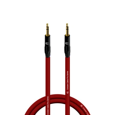 3.5 TRS Male Balanced Cable - Custom Length Color Premium Stereo Connector Cord - Image 1 of 4
