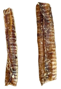 2X Premium Grade Thick and Large Natural Beef Trachea Air Dried Large Dog Chew - Picture 1 of 4