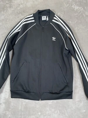 Adidas Jacket Womens Original Superstar Track M Black Full Zip SST - Image 1 of 4