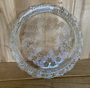 MIKASA WALTHER CRYSTAL CAKE PLATE MADE IN WEST GERMANY 13” Great Condition - Picture 1 of 8