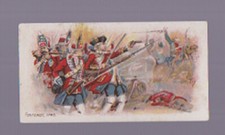WILLS OUR GALLANT GRENADIERS cigarette card 1902 - #6 FONTENOY