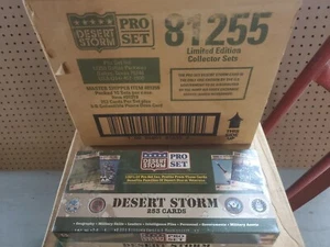 5) 1991 Pro Set Desert Storm Factory Sealed Limited Edition Sets PSA 10 Grade'em - Picture 1 of 5