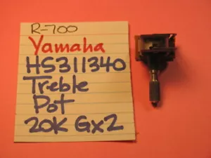 📈YAMAHA HS311340 TREBLE POT 20K Gx2 R-700 STEREO RECEIVER - Picture 1 of 4