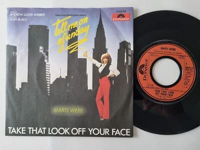 Marti Webb - Take That Look Off Your Face 7'' Vinyl Germany - Image 1 of 4