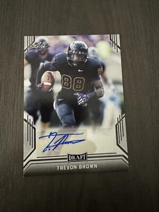 2019 Leaf Draft Autographs #BA-TB2 TREVON BROWN Signed Auto ROOKIE Card RC - Picture 1 of 2