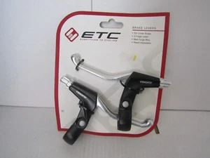 Palancas de freno de aleación ETC de 3 dedos para bicicleta de montaña BMX MTB ATB - Imagen 1 de 2