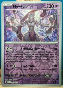 POKEMON - 151 - Mewtu - 150/165 - REVERSE HOLO - deutsch - Bild 1 von 1