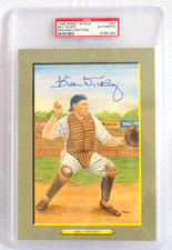 BILL DICKEY SIGNED AUTO 💎PSA/DNA PEREZ -STEELE #'d GREAT MOMENTS CARD 1954 HOF