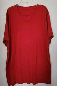 john varvatos V Neck Shirt Size L Red - Picture 1 of 7