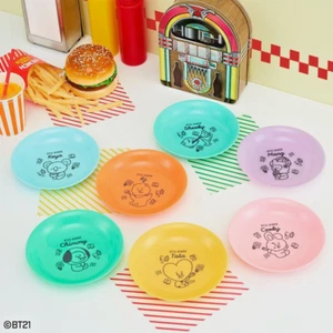 BTS BT21 Plate set of 7 Japan Official ichiban Kuji - Picture 1 of 3