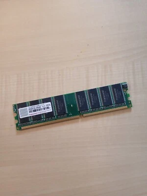 Transcend 1G DDR333 DIMM 2.5-3-3 206018-0040 RAM - Image 1 of 3