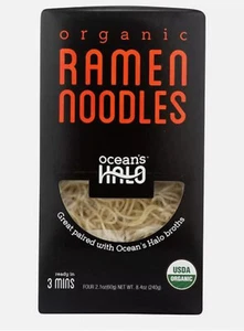 6 25 bob W0o ug2 dry-food OCEAN'S HALO n-gmo RAMEN NOODLES 8.4 Oz 811670030040 - Picture 1 of 4