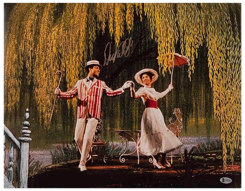 Dick Van Dyke Signed 20" x 16" Photo From Mary Poppins Cover