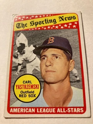 1969 Topps baseball #425 Carl Yastrzemski  Sporting News all star Red Sox corner - Image 1 of 2
