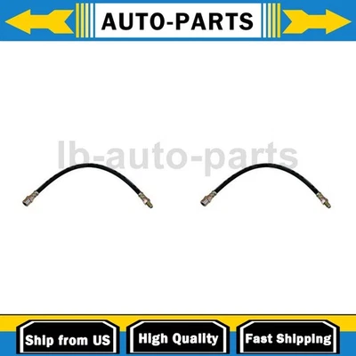 Front Brake Hose 2x For 1977 1978 1979 1980 Mercedes-Benz 280SE 2.8L - Image 1 of 4