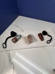 Enerpac F-Series 3/8” Flush-Face Couplers Lot of 3: 1 Female & 2 Male Halves - Picture 1 of 5