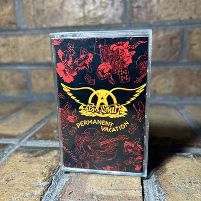 Vintage ✅ Aerosmith: Permanent Vacation Warner Bros. Records Cassette Tape 1987 - Image 1 of 4