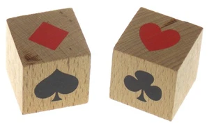 2 Trump Suit Marker Lot Euchre Bridge Pinochle Card Games Large Pips - Bild 1 von 9