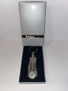 BARLOW DIVOT/BALL MARKER KEY RING WITH BUSINESS ADVERTISEMENT - Picture 1 of 2