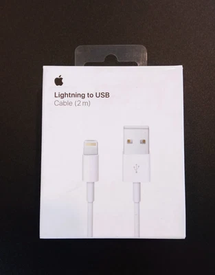 Apple Official USB to Lightning Charging Cable (2m/6ft)  MD819ZM/A - A1510 - Image 1 of 2