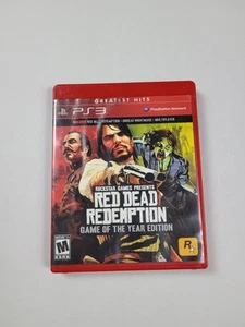 Red Dead Redemption GOTY GH (PlayStation PS3, 2011) CIB Tested Undead Nightmare - Picture 1 of 7