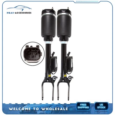 For Mercedes W164 ML350 X164 GL450 GL550 ADS Front Pair Air Suspension Struts - Image 1 of 4