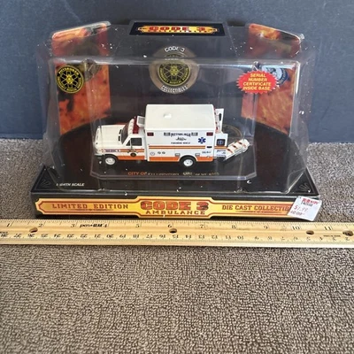 Code 3 Pittsburgh EMS Ford F-350 Ambulance Medic 1 #12104 - Image 1 of 4