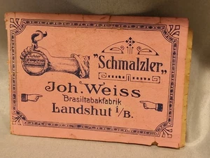 Schmalzler Joh Weiss fábrica de tabaco de Brasil años 20 cuaderno publicitario antiguo - Imagen 1 de 11
