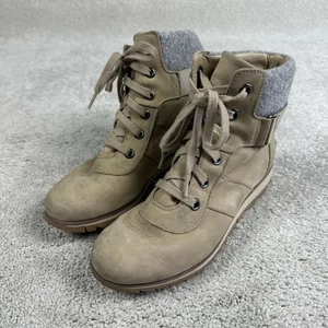 Sorel Stiefel Damen Größe 8 Grau NL3729-251 Wasserdicht Schnürstiefeletten Outdoorschuhe - Bild 1 von 12