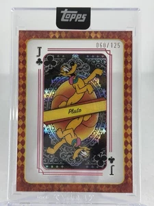 PLUTO 2025 Topps Disney Mint Playing Card Acetate - Jack Of Clubs /125 #QH-14 - Picture 1 of 2