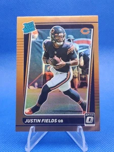 🔵 2021 Panini Donruss Optic JUSTIN FIELDS Rated Rookie Bronze Prizm RC #204 - Picture 1 of 2
